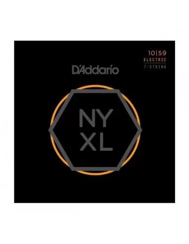 Струны для гитар D`ADDARIO NYXL1059 NYXL REGULAR LIGHT 7-STRING 10-59