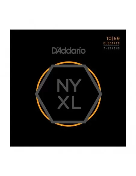 Струни для гітар D'ADDARIO NYXL1059 NYXL REGULAR LIGHT 7 - STRING 10-59