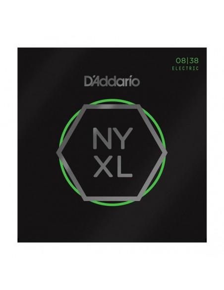 Струни для гітар D'ADDARIO NYXL0838 EXTRA SUPER LIGHT(08-38)
