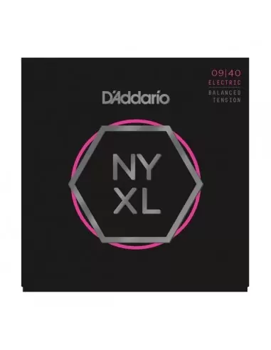 Струни для гітар D'ADDARIO NYXL0940BT NYXL BALANCED TENSION SUPER LIGHT 09-40