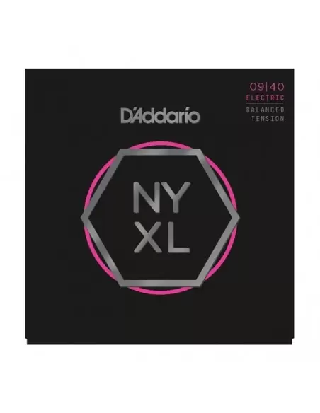 Струни для гітар D'ADDARIO NYXL0940BT NYXL BALANCED TENSION SUPER LIGHT 09-40