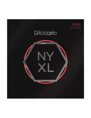 Струны для гитар D`ADDARIO NYXL1052 LIGHT TOP / HEAVY BOTTOM (10-52)