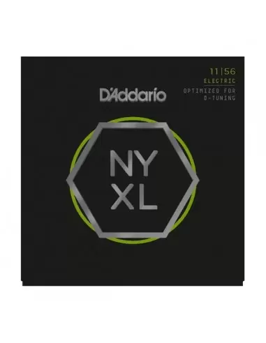 Струны для гитар D`ADDARIO NYXL1156 MEDIUM TOP / X-HEAVY BOTTOM (11-56)