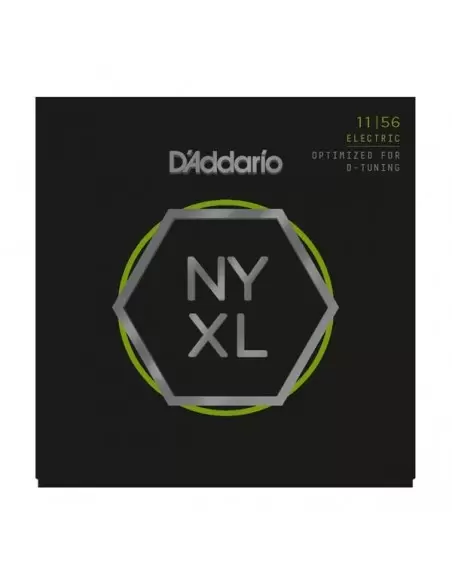 Струни для гітар D'ADDARIO NYXL1156 MEDIUM TOP / X - HEAVY BOTTOM(11-56)