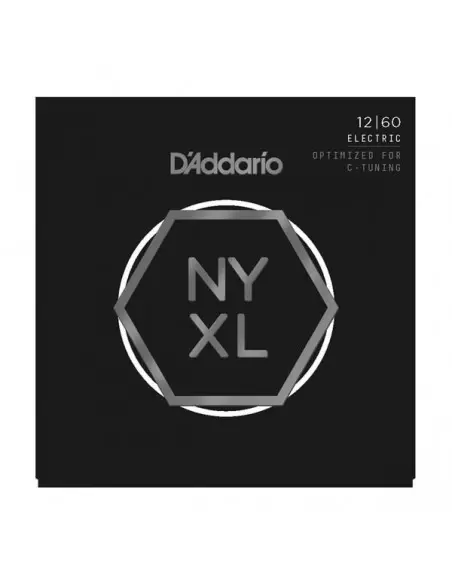 Струни для гітар D'ADDARIO NYXL1260 EXTRA HEAVY(12-60)