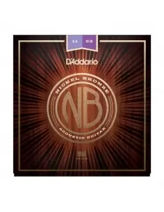 Струни для гітар D'ADDARIO NB1152 NICKEL BRONZE CUSTOM LIGHT 11-52