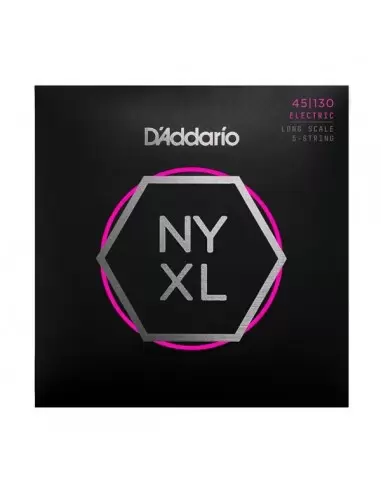 Струни для гітар D'ADDARIO NYXL45130 REGULAR LIGHT 5 STRING 45-130