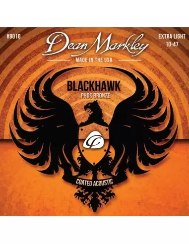 Струни для гітар DEAN MARKLEY 8010 BLACKHAWK ACOUSTIC PHOS XL(10-47)