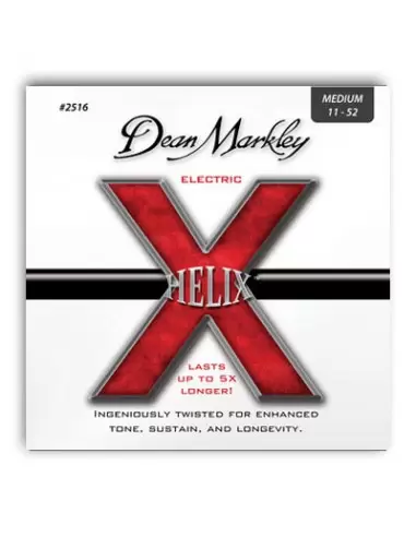Струни для гітар DEAN MARKLEY 2516 HELIX ELECTRIC MED(11-52)