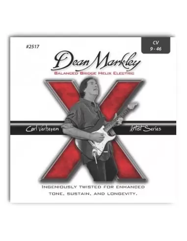 Струны для гитар DEAN MARKLEY 2517 HELIX ELECTRIC CARL VERHEYEN BALANCED BRIDGE (09-46)