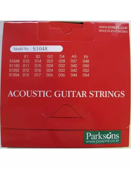 Струны для гитар PARKSONS S1048 ACOUSTIC XL (10-48)