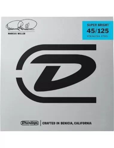 Струни для гітар DUNLOP DBMMS45125 MARCUS MILLER SUPER BRIGHT 45-125