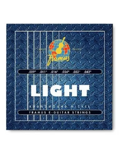 Струни для гітар FRAMUS 45200 BLUE LABEL LIGHT(09-42)