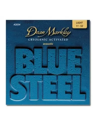 Струни для гітар DEAN MARKLEY 2034 BLUESTEEL ACOUSTIC LT(11-52)