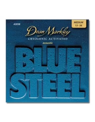 Струни для гітар DEAN MARKLEY 2038 BLUESTEEL ACOUSTIC MED(13-56)