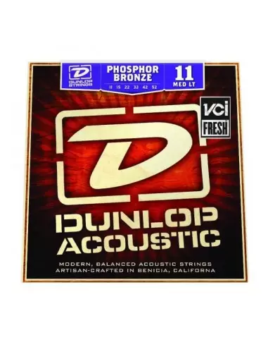 Струни для гітар DUNLOP DAP1152 PHOSPHOR BRONZE MEDIUM LIGHT(11-52)