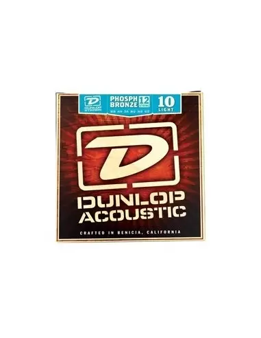 Струни для гітар DUNLOP DAP1047J PHOSPHOR BRONZE EXTRA LIGHT - 12(10-47)