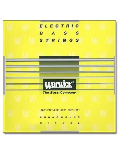 Струни для гітар WARWICK 41401 YELLOW LABEL M6(25-135)