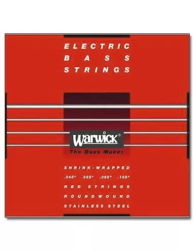 Струны для гитар WARWICK 42200 RED LABEL M4 (45-105)