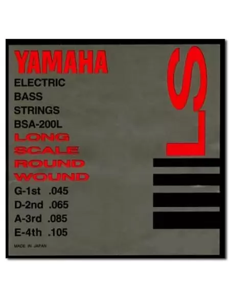 Струни для гітар YAMAHA BSA200L BASS STAINLESS STEEL(45-105)