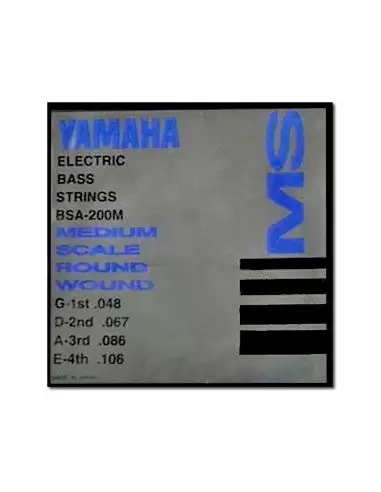 Струни для гітар YAMAHA BSA200M BASS STAINLESS STEEL(48-106)