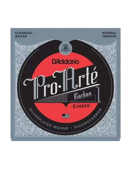 Струни для гітар D'ADDARIO EJ45FF PRO - ARTE CARBON NORMAL TENSION