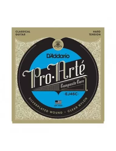 Струни для гітар D'ADDARIO EJ46C PRO - ARTE COMPOSITES HARD TENSION