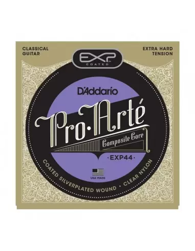 Струни для гітар D'ADDARIO EXP44 EXP CLASSICAL EXTRA HARD TENSION