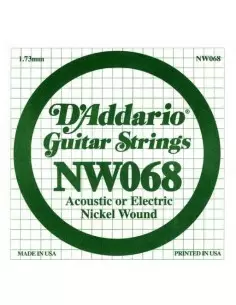 Струни для гітар D'ADDARIO NW068 XL Nickel Wound 068