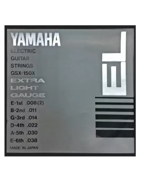 Струни для гітар YAMAHA GSX150X ELECTRIC EXTRA LIGHT(08-38)