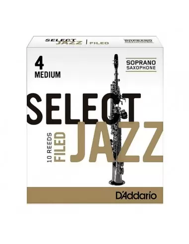 Трости для духовых D`ADDARIO Select Jazz - Soprano Sax 4M - 10 Box