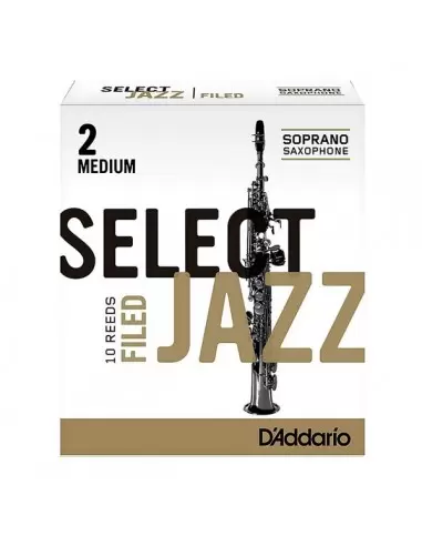 Трости для духовых D`ADDARIO Select Jazz - Soprano Sax 2M - 10 Box