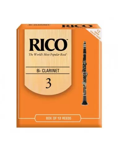 Трости для духовых RICO Rico - RCA1230 - Bb Clarinet 3.0 - 12 Box