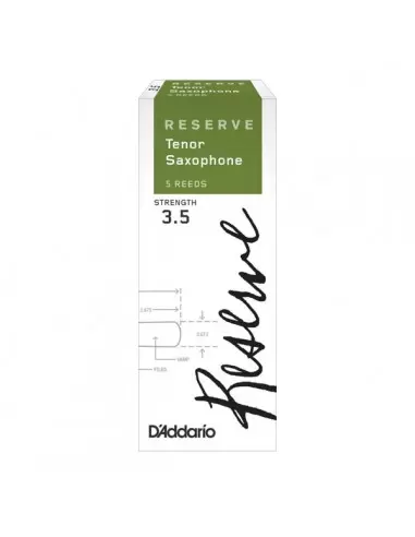 Трости для духовых D`ADDARIO Reserve - Tenor Sax 3.5 - 5 Box