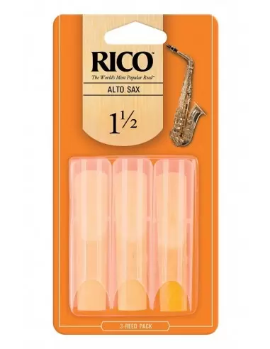 Трости для духовых RICO Rico - Alto Sax 1.5 - 3-Pack