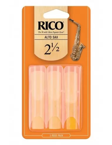 Трости для духовых RICO Rico - Alto Sax 2.5 - 3-Pack