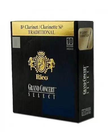 Трости для духовых RICO Grand Concert Select - Bb Clarinet 2.0 - 10 box