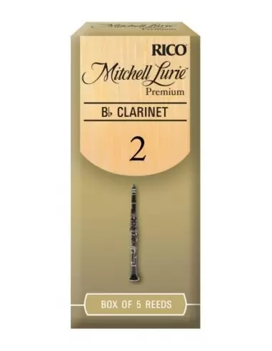 Трости для духовых RICO Mitchell Lurie Premium - Bb Clarinet 2.0 - 5 Box