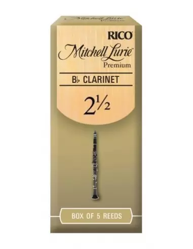 Трости для духовых RICO Mitchell Lurie Premium - Bb Clarinet 2.5 - 5 Box