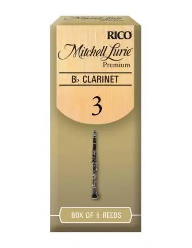 Трости для духовых RICO Mitchell Lurie Premium - Bb Clarinet 3.0 - 5 Box
