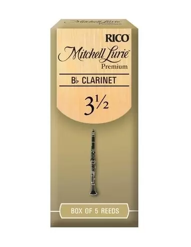 Трости для духовых RICO Mitchell Lurie Premium - Bb Clarinet 3.5 - 5 Box
