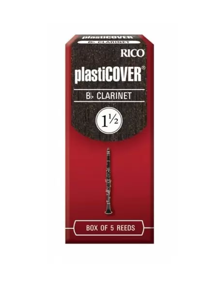 Трости для духовых RICO Plasticover - Bb Clarinet 1.5 - 5 Box