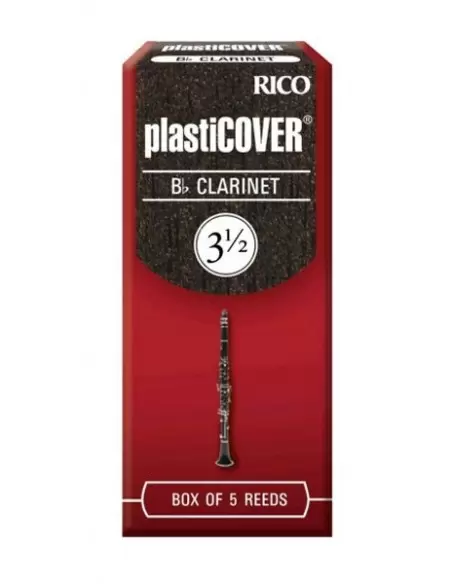 Трости для духовых RICO Plasticover - Bb Clarinet 3.5 - 5 Box