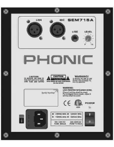 Phonic SEM 712 A mkII Активный монитор