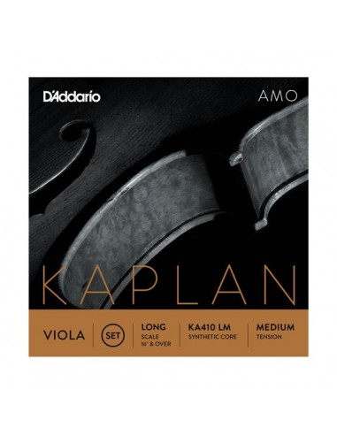 Струны для смычковых D`ADDARIO KA410 4/4LM KAPLAN AMO VIOLA 4/4 MEDIUM, LONG SCALE