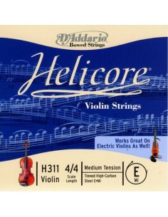 Струны для смычковых D`ADDARIO H311 4/4M Helicore E 4/4M 2