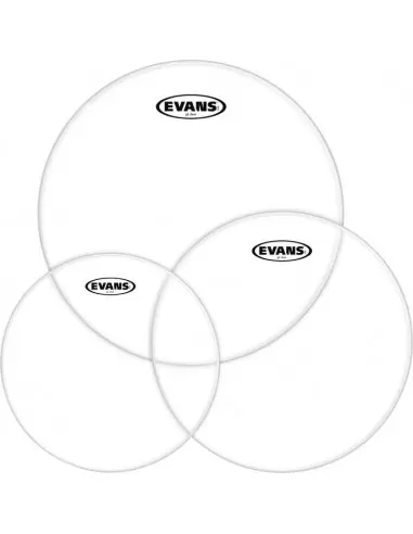 Пластик для ударных EVANS ETPG2CLR-F G2 CLEAR FUSION