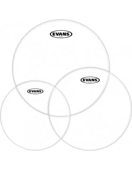 Пластик для ударных EVANS ETPG2CLR-F G2 CLEAR FUSION