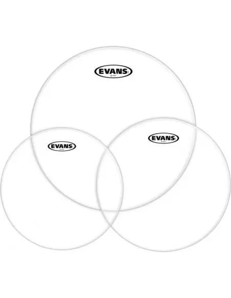 Пластик для ударных EVANS ETPG2CLR-S G2 CLEAR STANDARD