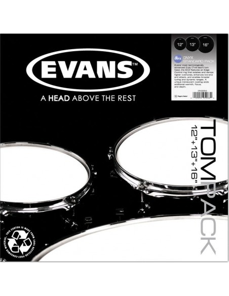 Пластик для ударных EVANS ETPONX2-S ONYX2 COATED STANDARD